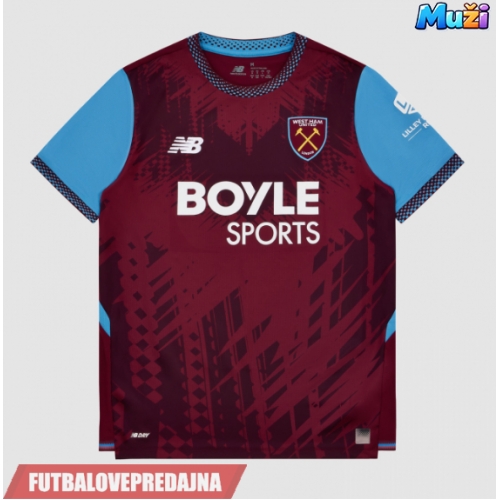 Lacne Muži Futbalové dres West Ham United 2026-27 Krátky Rukáv - Domáci