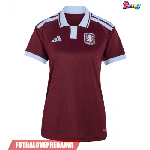 Lacne Ženy Futbalové dres Aston Villa 2026-27 Krátky Rukáv - Domáci