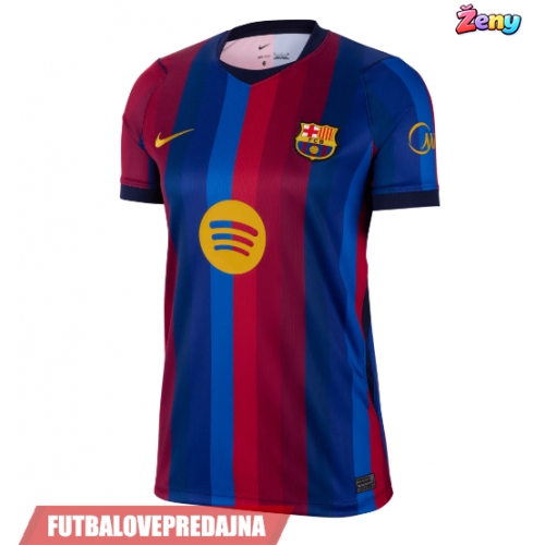Lacne Ženy Futbalové dres Barcelona 2026-27 Krátky Rukáv - Domáci