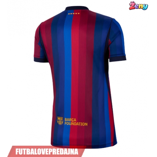 Lacne Ženy Futbalové dres Barcelona 2026-27 Krátky Rukáv - Domáci