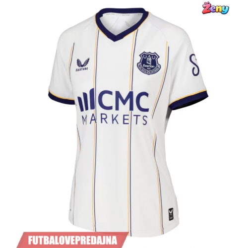 Lacne Ženy Futbalové dres Everton 2026-27 Krátky Rukáv - Preč