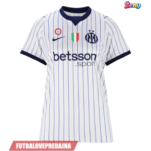 Lacne Ženy Futbalové dres Inter Milan 2026-27 Krátky Rukáv - Preč